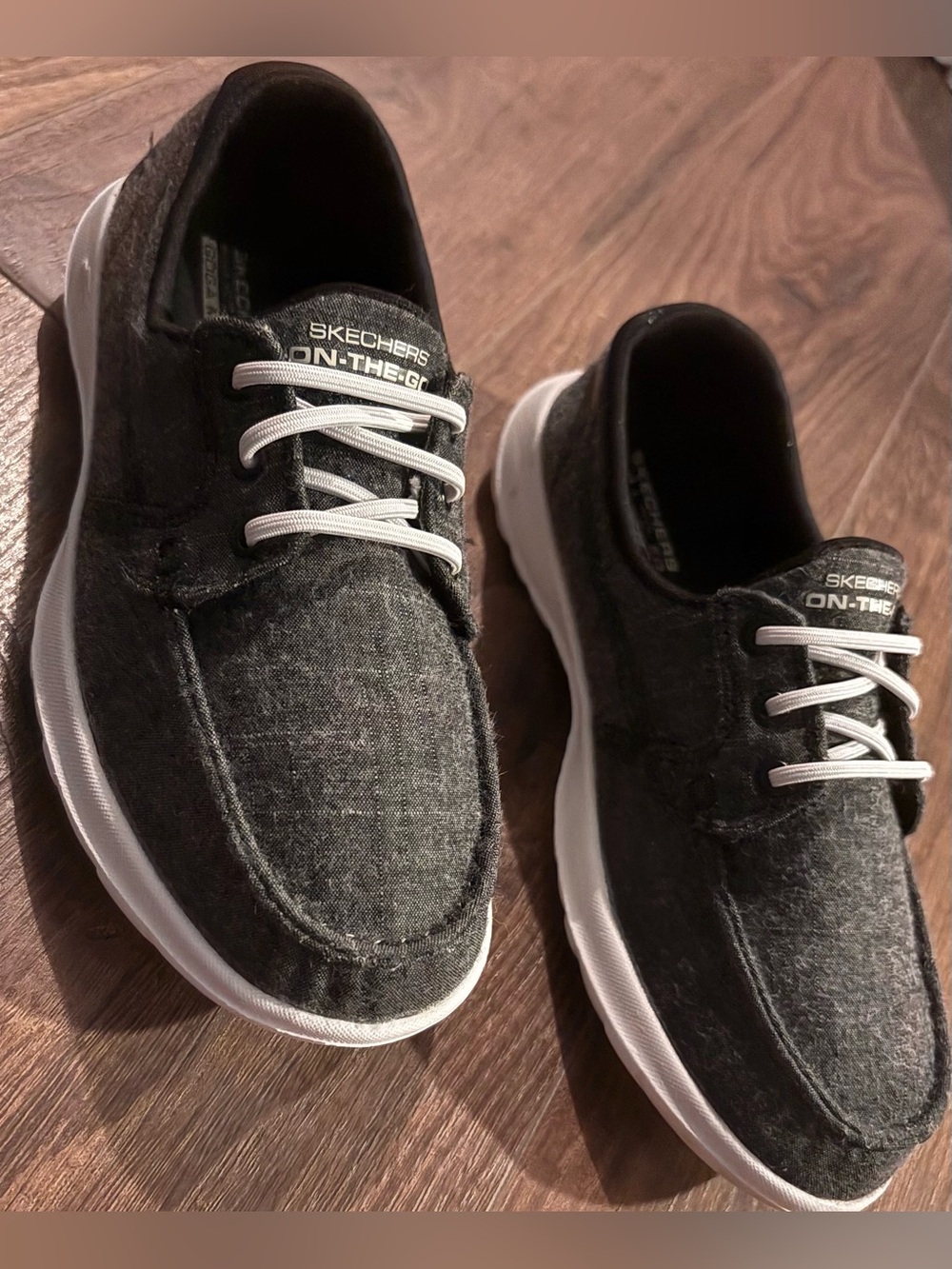Skechers On-The-Go Men’s Charcoal Black Slip-On Sneakers